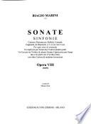 Sonate, sinfonie, canzoni, passemezzi, baletti, correnti, gagliarde, & retornelli, a 1,2,3,4,5 & 6. voci, per ogni sorte di instrumenti