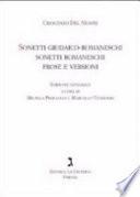Sonetti giudaico-romaneschi, sonetti romaneschi, prose e versioni