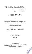 Songs, Ballads, and Other Poems