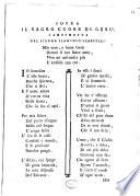 Sopra il Sacro Cuore di Gesu. Canzonetta. [Flaminio Scarselli]
