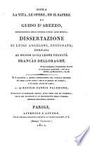 Sopra la vita, le opere, ed il sapere di Guido d'Arezzo, restauratore della scienza e dell'arte musica