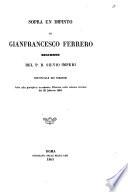 Sopra un dipinto di Gianfrancesco Ferrero