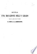 Sopra una equazione dell'8. grado nota dei dottori G. Jung ed A. Armenante
