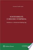 Sostenibilità e rischio d'impresa. Evidenze e criticità dei Rating ESG