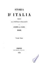 Sotira d'Italia, narrata al popolo italiano: Epoca alemanna, 888-1039