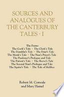 Sources and Analogues of the Canterbury Tales