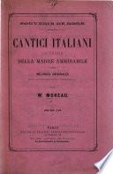 Souvenir de Rome. Cantici Italiani in onore della Madre Ammirabile. Mélodies originales, avec accompagnement d'Harmonium