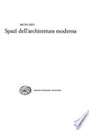 Spazî dell'architettura moderna