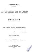 Specifications and Drawings of Patents Issued from the U.S. Patent Office