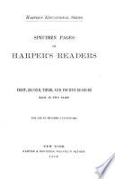 Specimen Pages of Harper's Readers