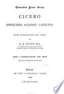 Speeches Against Catilina