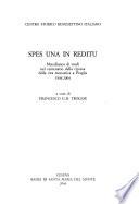 Spes una in reditu