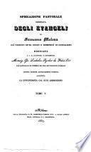 Spiegazione Pastorale Degli Evangelj. Seconda Edizione Accuratamente Riveduta Aggiunta La Concordanza Col Rito Ambrosiano