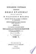 Spiegazione pastorale ordinata degli evangelj