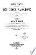 Spiegazione teorico-pratica del codice Napoleone contenente l'analisi critica degli autori e della giurisprudenza e seguita da un reassunto alla fine di ciascun titolo V. Marcade