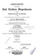 Spiegazione teorico-pratica del Codice Napoleone