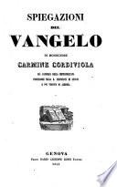 Spiegazioni del vangelo