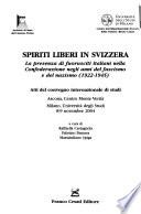 Spiriti liberi in Svizzera