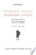 Spirito della rivoluzione fascista