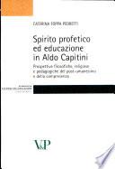 Spirito profetico ed educazione in Aldo Capitini