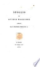 Spoglio all' Ovidio maggiore