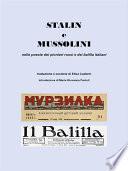 Stalin e Mussolini nelle poesie dei pionieri russi e dei balilla italiani