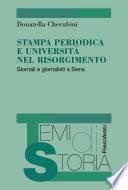 Stampa periodica e Università nel Risorgimento. Giornali e giornalisti a Siena
