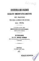 Statistica dei colerici curati omiopaticamente in Napoli