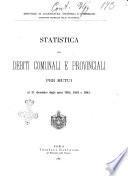Statistica dei debiti comunali e provinciali per mutui al 31 dicembre ...