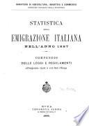 Statistica della emigrazione italiana