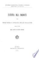 Statistica della morbosità