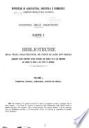 Statistica delle biblioteche ...