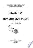 Statistica delle linee aeree civili italiane