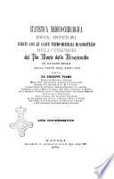 Statistica medico-chirurgica degl'infermi curati con le acque termo-minerali di Gorgitello nell'Ospizio del Pio Monte della Misericordia in Casamicciola nella state dell'anno..