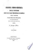 Statistica medico-chirurgica degl'infermi curati con le acque termo-minerali di Gurgitello nell'Ospizio del Pio Monte della Misericordia in Casanizzola nella state dell'anno 1864