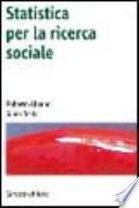 Statistica per la ricerca sociale