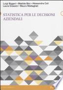 Statistica per le decisioni aziendali