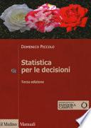Statistica per le decisioni. La conoscenza umana sostenuta dall'evidenza empirica