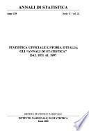 Statistica ufficiale e storia d'Italia