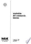 Statistiche del commercio interno
