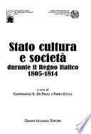 Stato, cultura e società durante il Regno italico
