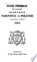 Stato del clero dell' unita diocesi di Parenzo e Pola