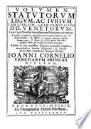 Statuta Veneta