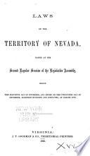 Statutes of the State of Nevada