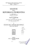 Statuti della Repubblica fiorentina