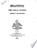Statuto del Real Monte Ortiz y Villalobos detta nella solenne seduta appositamente convocata