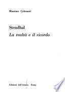 Stendhal : la realtà e il ricordo