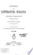 Stora della litteratura Italina