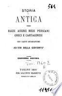 Storia antica degli egizii, assirii, medi, persiani, greci e cartaginesi