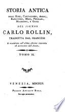 Storia antica degli Egizj, Cartaginesi, Assirj, Babilonesi, Medi, Persiani, Macedoni e Greci